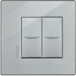 BTicino, Axolute Eteris, Цвет: Алюминий