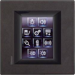 BTicino, Axolute Eteris, Цвет: Антрацит