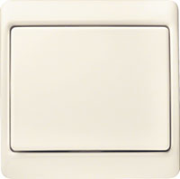 Berker Arsys, Цвет: Кремовый глянцевый/пластик