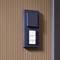 Блок выключателей на 2 поста Gira E2 Цвет: Антрацит