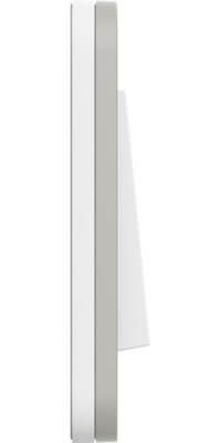 Gira, серия E3, Цвет: Светло-серый матовый, Выключатель, вид с боку