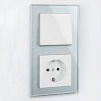 Merten, M-Plan, Стекло, Цвет: Алмаз