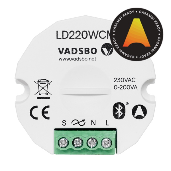 Беспроводной диммер LD220WCM. Собственная разработка Vadsbo. Совместим с Casambi