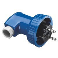 Вилка ABB, Busch-Duro 2000 WDI, Цвет: Синий