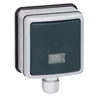 Legrand, Plexo IP66, Встроенный монтаж, Цвет:  Серый/Антрацит