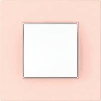 Schneider Electric, Unica Quadro, Цвет: Розовый жемчуг (лососевый)