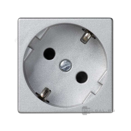 Розетка
Simon Connect K45 Лючки,  Simon Connect K45 Телеблоки,  со шторками,  с заземлением,  одинарная,  винтовые клеммы,   цвет - алюминий,  пластмасса,  K01-8,  Simon
 - PULSAL.RU