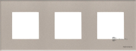 Рамка
Zenit,  3 поста,   цвет - брызги шампанского,  вертикальная,  горизонтальная,  стекло,  N2273 CH,  2CLA227300N3901,  ABB
 - PULSAL.RU