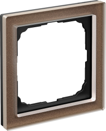 Рамка Pure
ArtGallery Pure,  1 пост,   цвет - мокко стекло,  вертикальная,  горизонтальная,  стекло акриловое,  GAL320601,  Systeme Electric
 - PULSAL.RU