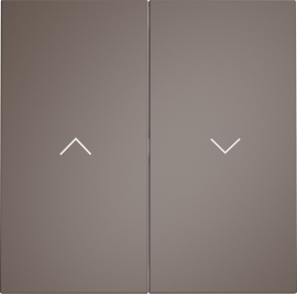 Клавиши для выключателя жалюзи
S70,  без фиксации,  без подсветки,   цвет - капучино,  пластмасса,  VLS002514,  Voltum
 - PULSAL.RU