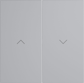 Клавиши для выключателя жалюзи
S70,  без фиксации,  без подсветки,   цвет - серый,  пластмасса,  VLS002516,  Voltum
 - PULSAL.RU