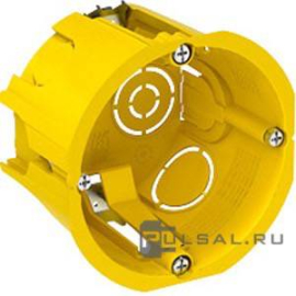 Монтажная коробка IP20 глуб. 45мм
AtlasDesign Air,  Atlas Design Antique,  Unica Базовая,  Unica Хамелеон,  Unica Quadro,  Unica Top,  Unica Class,  Unica New Pure,  Unica New Studio,  Unica New Studio modular,  Odace,  Sedna,  Glossa,  Blanca,  W59,  W59aqua,  Дуэт,  Этюд,  Mureva Styl,  Atlas Design,  для полых стен и гипрока,   цвет - желтый,  IMT35150,  Schneider Electric
 - PULSAL.RU