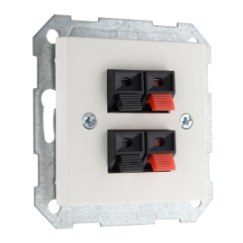 Розетка акустическая
Epsilon,  Retro Liregus,  2 пары,   цвет - белый матовый,  пластмасса,  IGL-4-01.R/WWM,  LIREGUS
 - PULSAL.RU