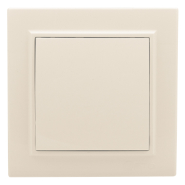 Выключатель
Минск,  одноклавишный,  без подсветки,   цвет - бежевый,  пластмасса,  ERV10-021-20,  EKF
 - PULSAL.RU