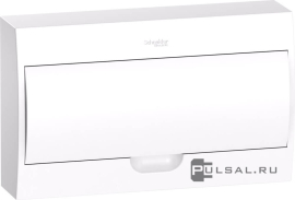 Бокс City9 Box, City9 Box, навесной, IP 40,  модулей - 18, пластмасса,  цвет - белый, EZ9E118P2SRU, Schneider Electric - PULSAL.RU