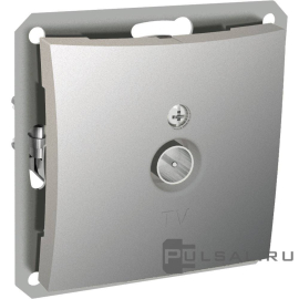 Розетка оконечная
Дуэт,  телевизионная (TV),  одинарная,   цвет - серебристый,  пластмасса,  WDE000391,  Schneider Electric
 - PULSAL.RU