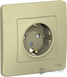 Розетка с рамкой
Blanca,  со шторками,  с заземлением,  одинарная,   цвет - бежевый,  пластмасса,  BLNRS001117,  Schneider Electric
 - PULSAL.RU