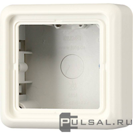 Накладная коробка c рамкой
CD 500,   цвет - слоновая кость,  пластмасса,  CD581AW,  CD 581 A W,  JUNG
 - PULSAL.RU