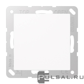 Заглушка
A VIVA,  A creation,  A 550,  A flow,  AS 500,  ECO profi и ECO profi Standart,  ECO profi design (ECO Profi Deco),   цвет - белый,  пластмасса,  A594-0WW,  A 594-0 WW,  JUNG
 - PULSAL.RU