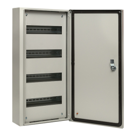 Щит распред, навесной ЩРН-48 (620х310х120) IP54 EKF Basic, BASIC BOX, навесной, IP 54,  модулей - 48, металл,  цвет - серый, mb24-48-bas, EKF - PULSAL.RU