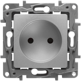 Розетка Etika Plus
Etika,  со шторками,  без заземления,  одинарная,  безвинтовые клеммы,   цвет - алюминий,  пластмасса,  672434,  6 724 34,  Legrand
 - PULSAL.RU