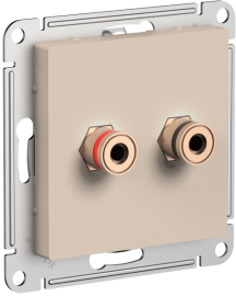 Розетка акустическая
Atlas Design Antique,  AtlasDesign Air,  Atlas Design,  1 пара,   цвет - песочный,  пластмасса,  ATN001287,  Schneider Electric
 - PULSAL.RU