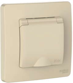 Розетка с рамкой 16A
Blanca,  со шторками,  с крышкой,  с заземлением,  одинарная,  винтовые клеммы,   цвет - бежевый,  пластмасса,  IP 44,  BLNRS441117,  Schneider Electric
 - PULSAL.RU