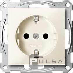 Розетка
M-Trend,  M-Smart,  M-Plan,  M-Elegance,  со шторками,  с заземлением,  одинарная,  безвинтовые клеммы,   цвет - бежевый,  пластмасса,  MTN2300-0344,  MEG2300-0344,  Merten
 - PULSAL.RU