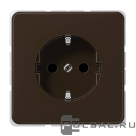 Розетка
CD ударопрочная,  без шторок,  с заземлением,  одинарная,  безвинтовые клеммы,   цвет - коричневый,  пластмасса,  CD1520BFBR,  CD 1520 BF BR,  JUNG
 - PULSAL.RU