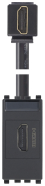 Розетка HDMI (кабель с поворотом 90°)
Eikon EVO,  Eikon EXE,   цвет - антрацит серый,  пластмасса,  20346.H VIM,  20346.H,  Vimar
 - PULSAL.RU