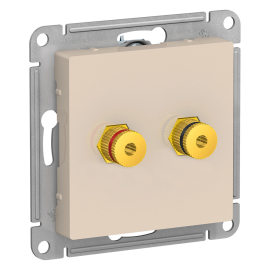 Розетка акустическая
Atlas Design Antique,  AtlasDesign Air,  Atlas Design,  1 пара,   цвет - бежевый,  пластмасса,  ATN000287,  Schneider Electric
 - PULSAL.RU