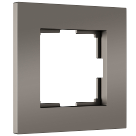 Рамка
Slab,  1 пост,   цвет - бронза матовый,  вертикальная,  горизонтальная,  пластмасса,  W0012963,  a062810,  Werkel
 - PULSAL.RU