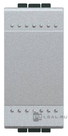 Кнопка Н.О.
LivingLight,  LivingLight AIR,  одноклавишный,  без подсветки,   цвет - алюминий,  пластмасса,  NT4005N,  BTicino
 - PULSAL.RU