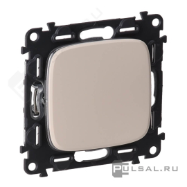 Переключатель
Valena Allure,  одноклавишный,  без подсветки,   цвет - слоновая кость,  пластмасса,  752806,  7 528 06,  Legrand
 - PULSAL.RU