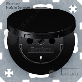 Розетка
R.1,  R.3,  R.8,  со шторками,  с крышкой,  с заземлением,  одинарная,  безвинтовые клеммы,   цвет - черный глянцевый,  пластмасса,  IP 44,  47512045,  4751 20 45,  Berker
 - PULSAL.RU