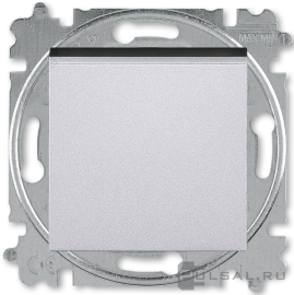 Выключатель
Levit,  одноклавишный,  без подсветки,   цвет - серебро / дымчатый чёрный,  пластмасса,  3559H-A01445 70W,  2CHH590145A6070,  ABB
 - PULSAL.RU