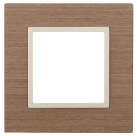 Рамкa
Elegance,  1 пост,   цвет - ясень,  слоновая кость,  вертикальная,  горизонтальная,  дерево,  Б0034566,  14-5301-07,  ЭРА
 - PULSAL.RU