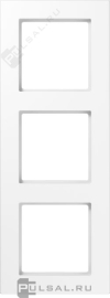 Рамка
A 550,  3 поста,   цвет - белый,  вертикальная,  горизонтальная,  пластмасса,  A5583BFWW,  A 5583 BF WW,  JUNG
 - PULSAL.RU