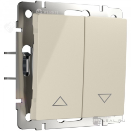 Выключатель для жалюзи
Alumax,  Split,  Slab,  Senso,  Baguette,  Acrylic,  Platinum,  Elite,  Snabb,  Stream,  Flock,  Stark,  Fiore,  Favorit,  Diamant,  Aluminium,  Antik,  Metallic,  без фиксации,  без подсветки,   цвет - слоновая кость,  пластмасса,  W1124503,  a051474,  Werkel
 - PULSAL.RU