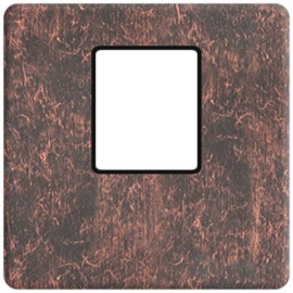 Лицевая панель для разъема Modular Jack (тип Keystone/AMP)
Barcelona,  Madrid,  San Sebastian,  Sevilla,  Toledo,  Vintage Wood,  Vintage Corinto,  Vintage Tapestry,  Vintage Porcelain,  Crystal De Luxe,  Siena,  Firenze,  Granada,  Emporio,  Sanremo,  Belle Epoque,  San Sebastian Surface,  Roma Surface,  Smalto italiano,  одинарная,   цвет - медь состаренная (rustic copper),  металл,  FD04317RU-M,  FEDE
 - PULSAL.RU