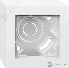 Корпус для накладного монтажа с установочной рамкой
E2,   цвет - белый глянцевый,  пластмасса,  106129,  1061 29,  Gira
 - PULSAL.RU