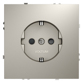 Розетка
S70,  со шторками,  с заземлением,  одинарная,  безвинтовые клеммы,   цвет - кашемир,  пластмасса,  VLS040203,  Voltum
 - PULSAL.RU