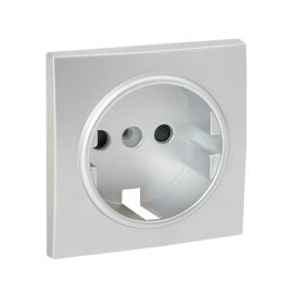 Накладка
Валенсия,  со шторками,  с заземлением,  одинарная,  винтовые клеммы,   цвет - сталь,  пластмасса,  ESR16-L-028-30,  EKF
 - PULSAL.RU