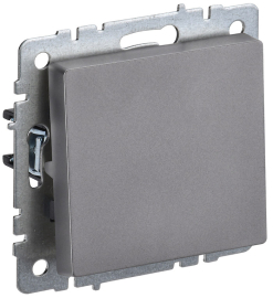 Кнопка Н.О.
BRITE,  одноклавишный,   цвет - сталь,  пластмасса,  BR-V14-0-10-K46,  IEK
 - PULSAL.RU