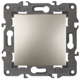 Переключатель перекрестный
Elegance,  одноклавишный,  без подсветки,   цвет - шампань,  пластмасса,  Б0034260,  14-1108-04,  ЭРА
 - PULSAL.RU