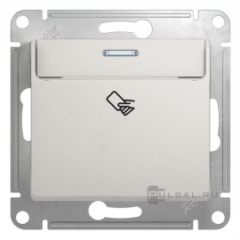 Выключатель карточный
Glossa,  без подсветки,   цвет - перламутр,  пластмасса,  GSL000669,  Schneider Electric
 - PULSAL.RU