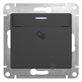 Выключатель карточный
Glossa,  без подсветки,   цвет - антрацит,  пластмасса,  GSL000769,  Schneider Electric
 - PULSAL.RU