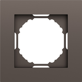 Рамкa
A07,  1 пост,   цвет - мокко,  вертикальная,  горизонтальная,  пластмасса,  DE21153,  Donel
 - PULSAL.RU