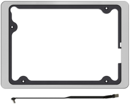 Рамка-держатель настенный для iPad 10,9-11 дюймов
Eikon EVO,  Eikon EXE,  Eikon EXE Flat & Tondo,  Eikon EXE Vintage,  Arke,  Linea,  Plana,  Idea,  Neve Up,   цвет - серый Next,  металл,  01430.N VIM,  01430.N,  Vimar
 - PULSAL.RU