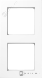 Рамка
A 550,  2 поста,   цвет - белый,  вертикальная,  горизонтальная,  пластмасса,  A5582BFWW,  A 5582 BF WW,  JUNG
 - PULSAL.RU